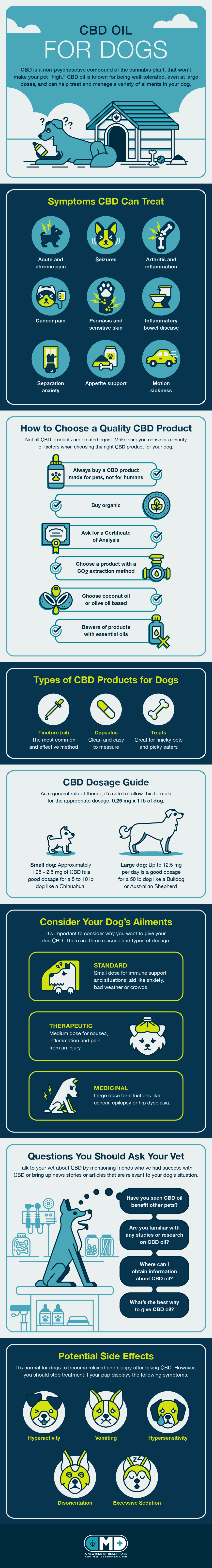 cbd oil for dogs graphic