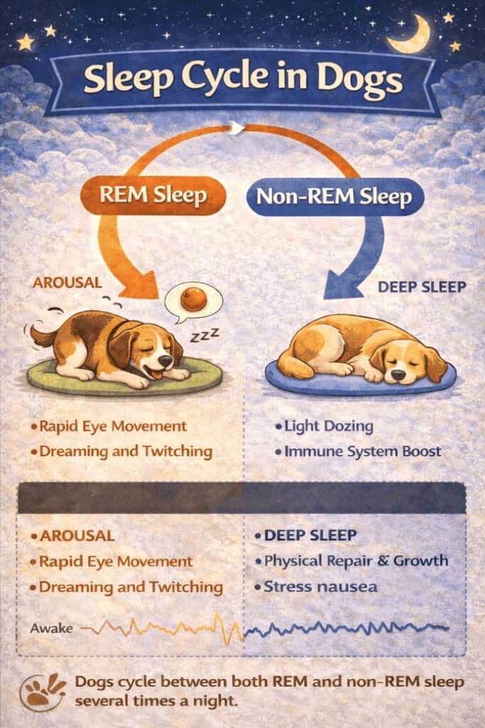 Dog REM cycles