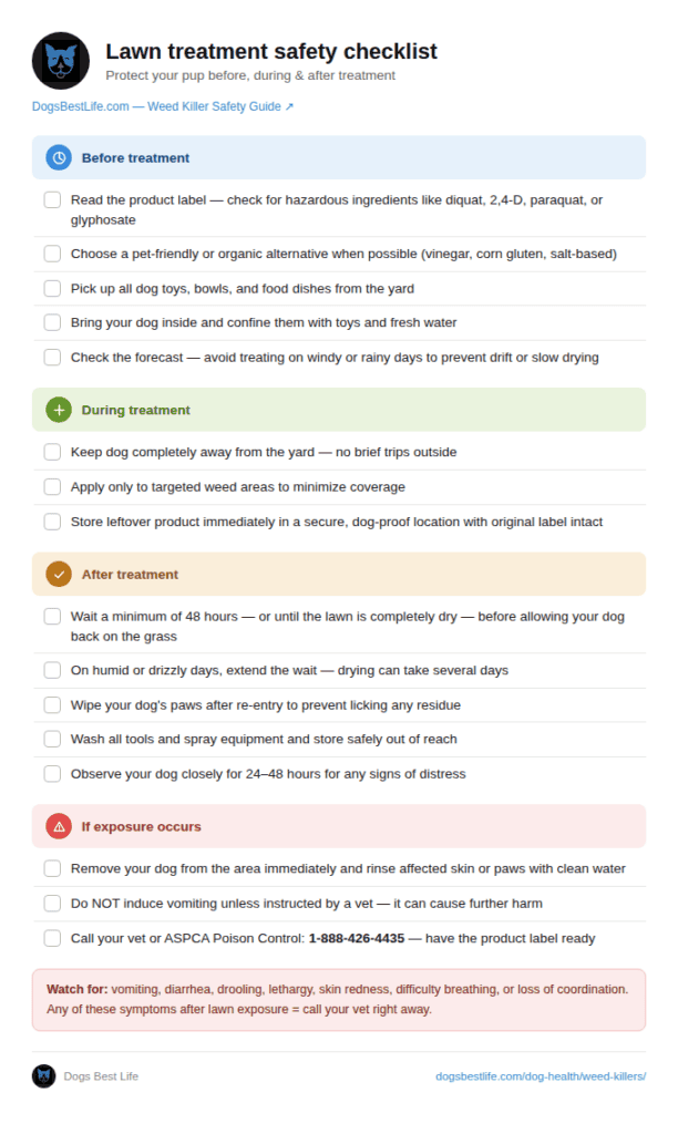 weed killer safety list