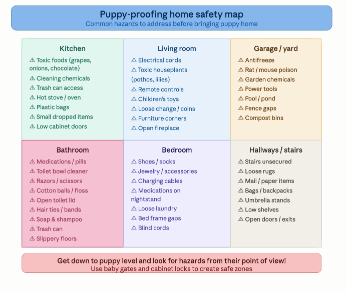 Puppy training 101: puppy proofing guide